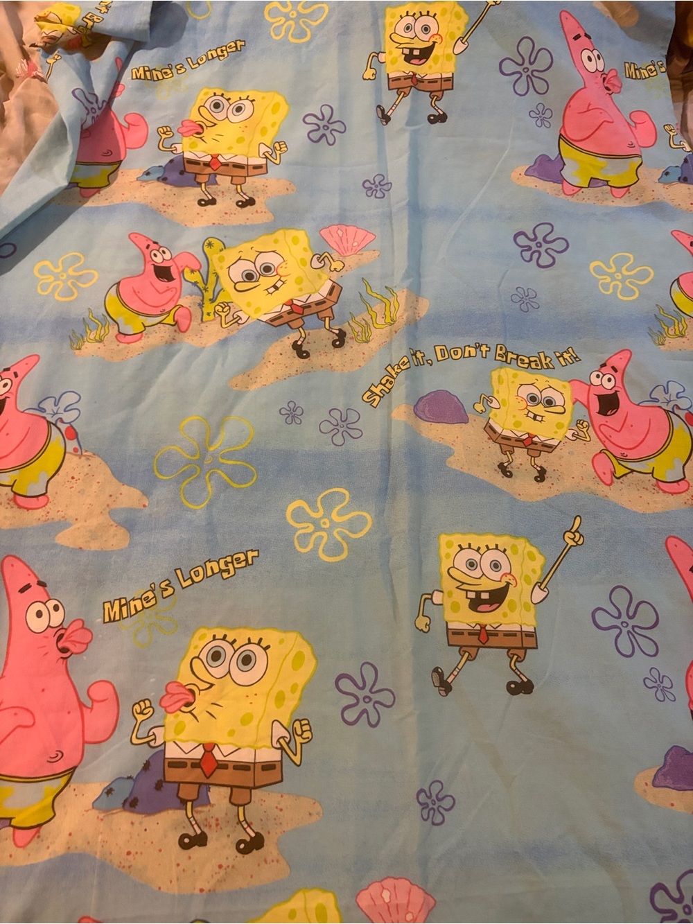 Nickelodeon 2003 SpongeBob Kids Bedding Sheet
